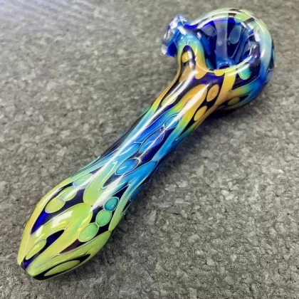 Gold Fume on Cobalt Pipe #2