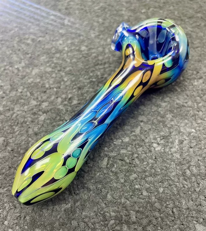 Gold Fume on Cobalt Pipe #2