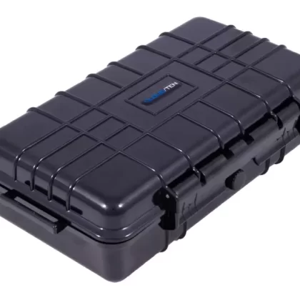 CLOUD/TEN 9.5″ Smell Proof Hard Travel Case with Rubber and