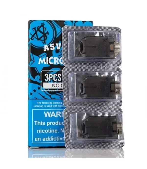 Asvape BMI Micro Replacement Pods 3pk