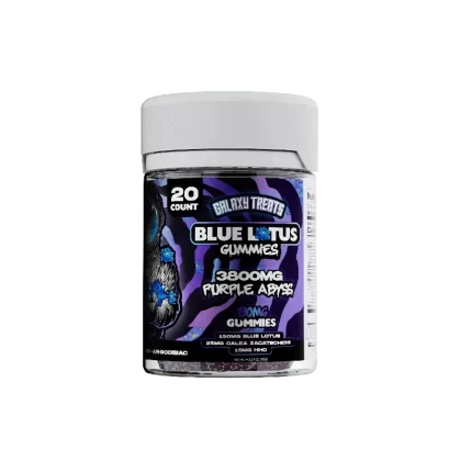 Galaxy Treats Purple Abyss 3800mg Blue Lotus Gummies
