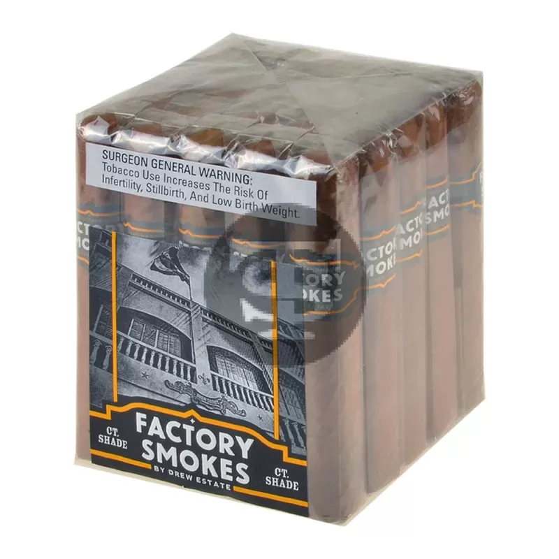 Factory Smokes Shade Robusto Cigars Bundle of 25