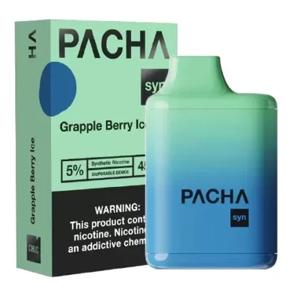 Pacha Syn Disposable by Pachamama – Grapple Berry Ice [4500 puffs]