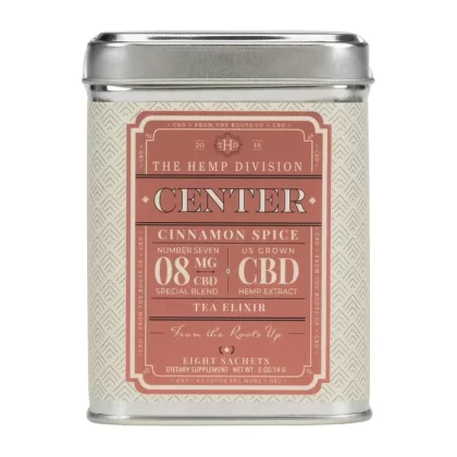 The Hemp Division Center 8 CT Sachets – Cinnamon Spice – 8 MG CBD