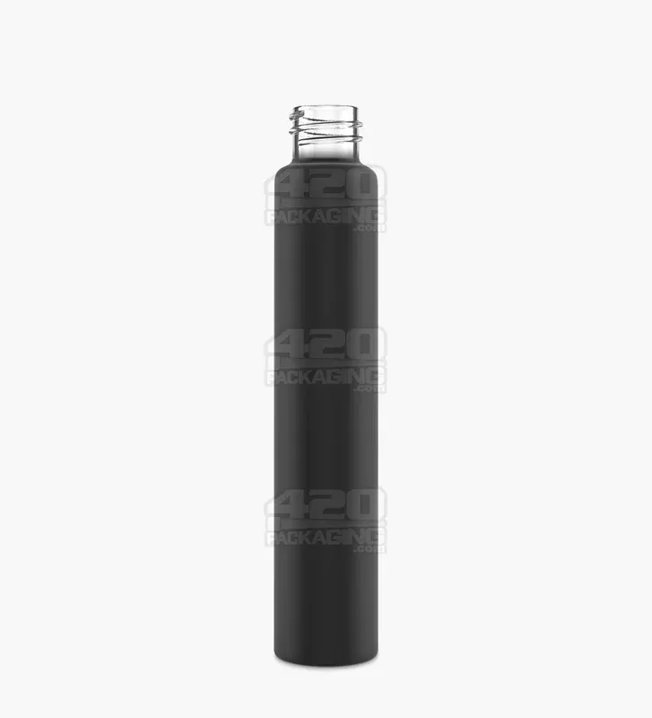 Matte Black Glass Pre-Roll Tubes | 18mm – 115mm – 400 Count