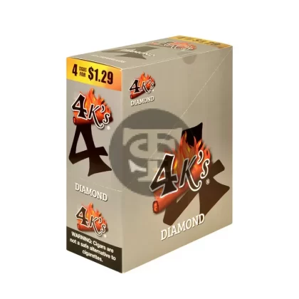 4 Kings Cigarillos 15 Packs of 4 Diamond, 1.29 pre-price
