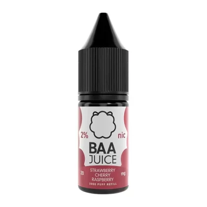Strawberry Cherry Raspberry By Baa Juice 10ml Nic Salt