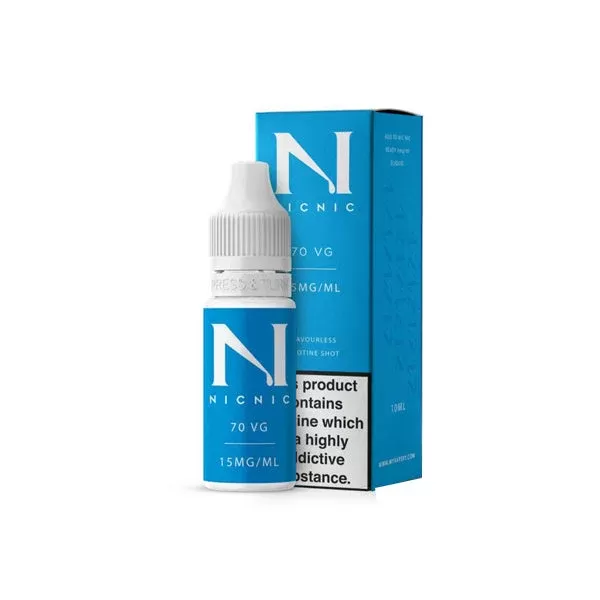 15 mg Nic Nic Geschmacksneutraler Nikotin-Booster-Shot 10 ml 70VG