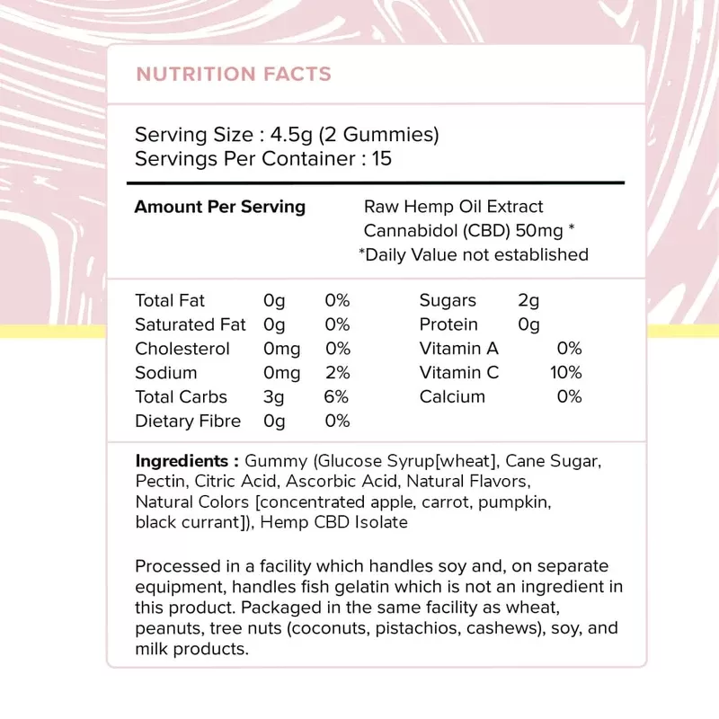 Vegan CBD Gummies 750mg