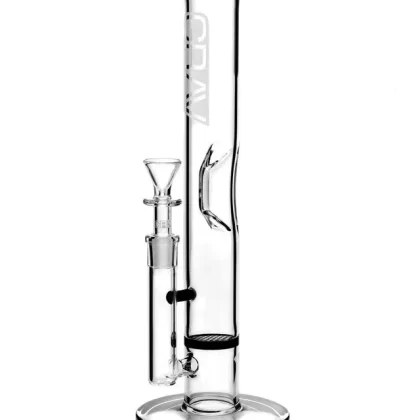 GRAV Medium Straight Base w/ Disc Bong
