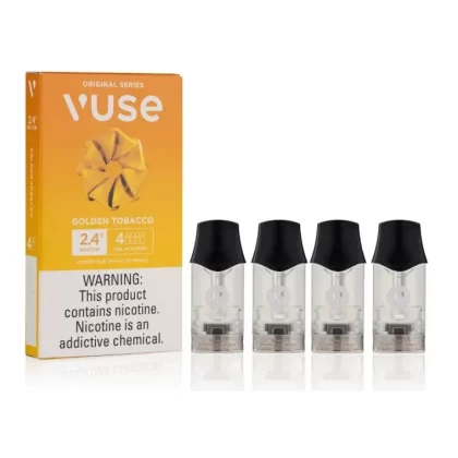 Golden Tobacco – Vuse Alto Pods 5 PC – 2.4% Nic
