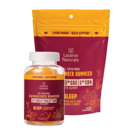 CBD Gummies for Sleep with CBG & CBN – Lazarus Naturals