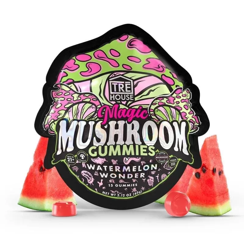 TreHouse Magic Mushroom Gummies – Watermelon Wonder