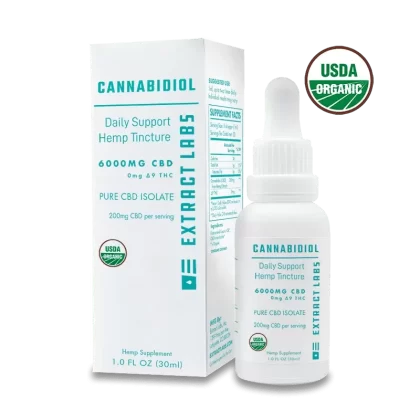 Extract Labs Organic CBD Isolate Oil | Daily Support