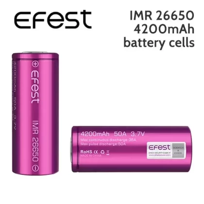 Efest IMR26650 Battery 4200mAh 3.7V 35A – 50A Max