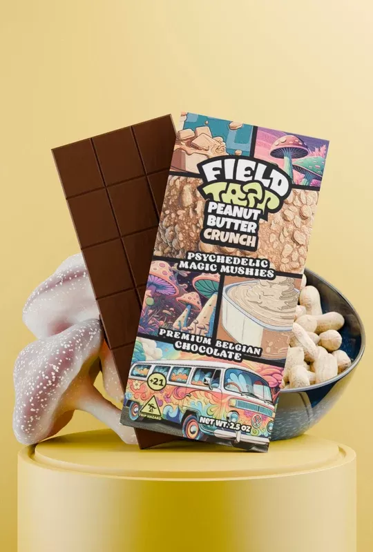 Peanut Butter Crunch – Psychedelic Magic Mushroom Chocolate