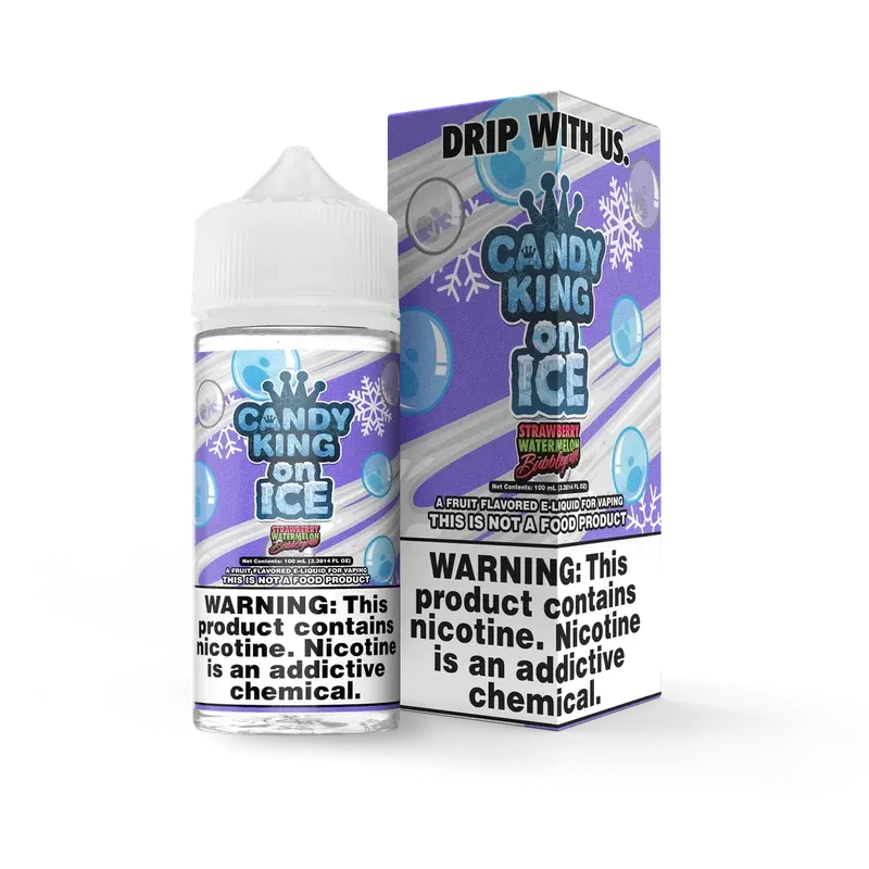 Candy King Vape Juice | 100ml | Strawberry Watermelon Bubblegum On Ice
