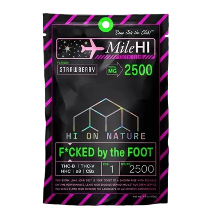 Hi On Nature2500mg MILE HI F*CKED BY THE FOOT – STRAWBERRY