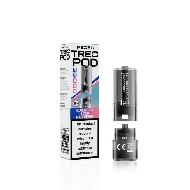 Feoba Treo 33000 Prefilled Pod Blueberry Sour Raspberry