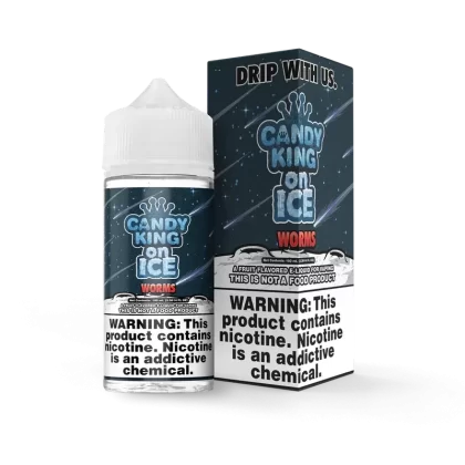 Candy King Vape Juice | 100ml | Worms On Ice
