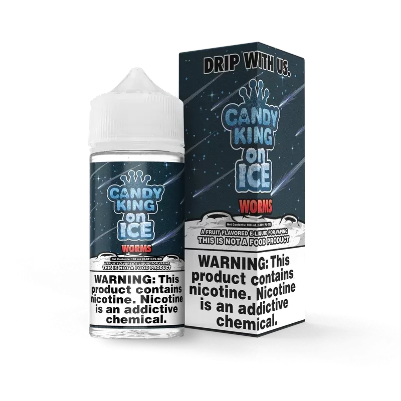 Candy King Vape Juice | 100ml | Worms On Ice