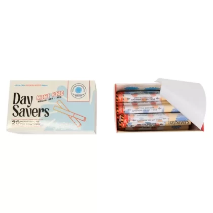 DaySavers Minis Refined White Artisan Pre Rolled Tubes – 20 Pack
