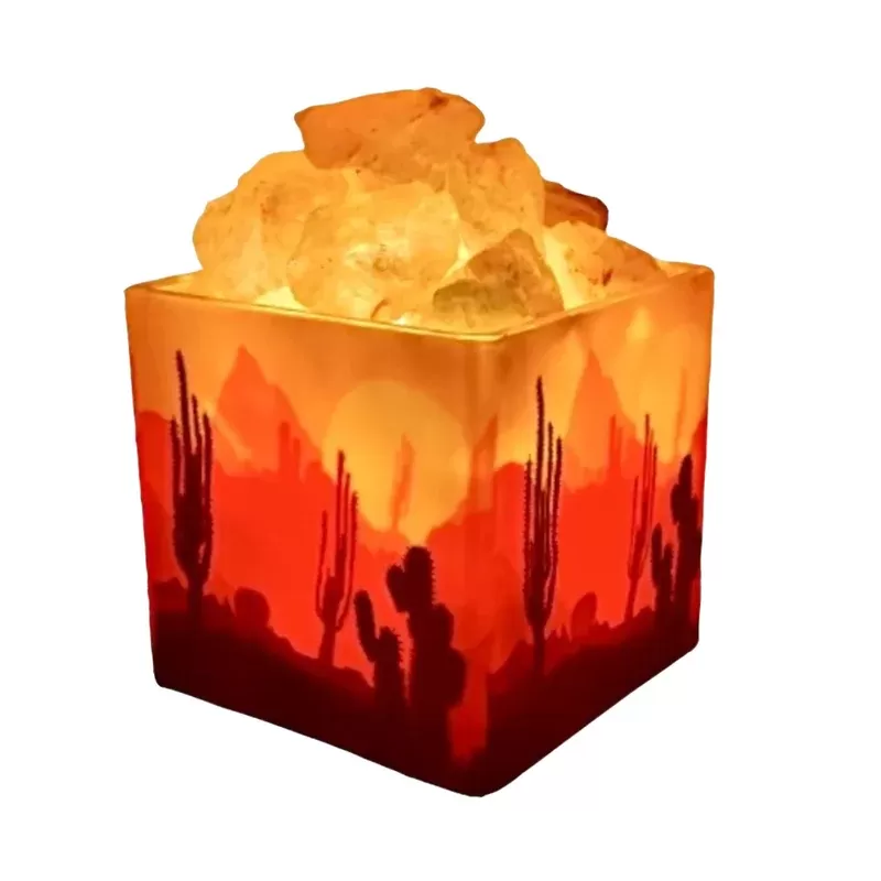 Himalayan CrystalLitez Southwestern Salt Lamp Diffuser – 5in