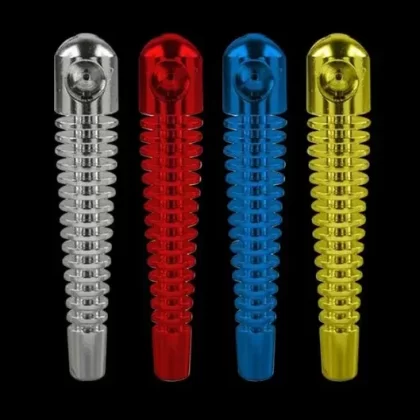 Ribbed Skeleton Aluminum Hand Pipe