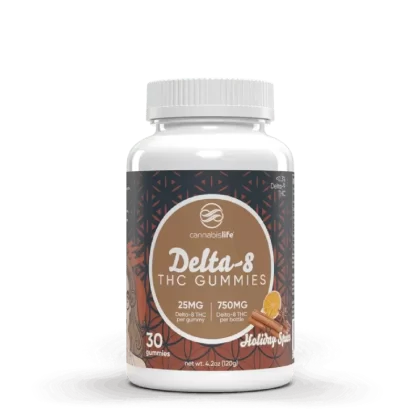 Holiday Spice Delta 8 Gummies 30ct 750mg