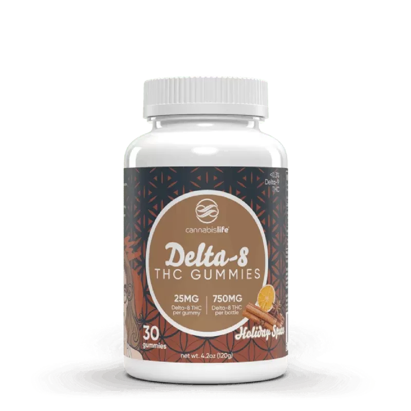 Holiday Spice Delta 8 Gummies 30ct 750mg