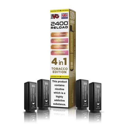 I VG 2400 Reload 4 in 1 Prefilled Replacement Pods