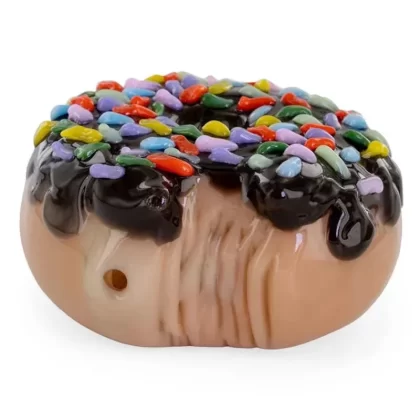 Empire Glassworks Sprinkle Donut Pipe – 3in