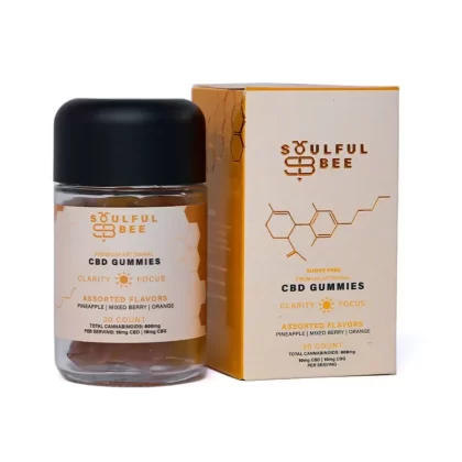 Soulful Bee Daytime Gummies – Clarity & Focus