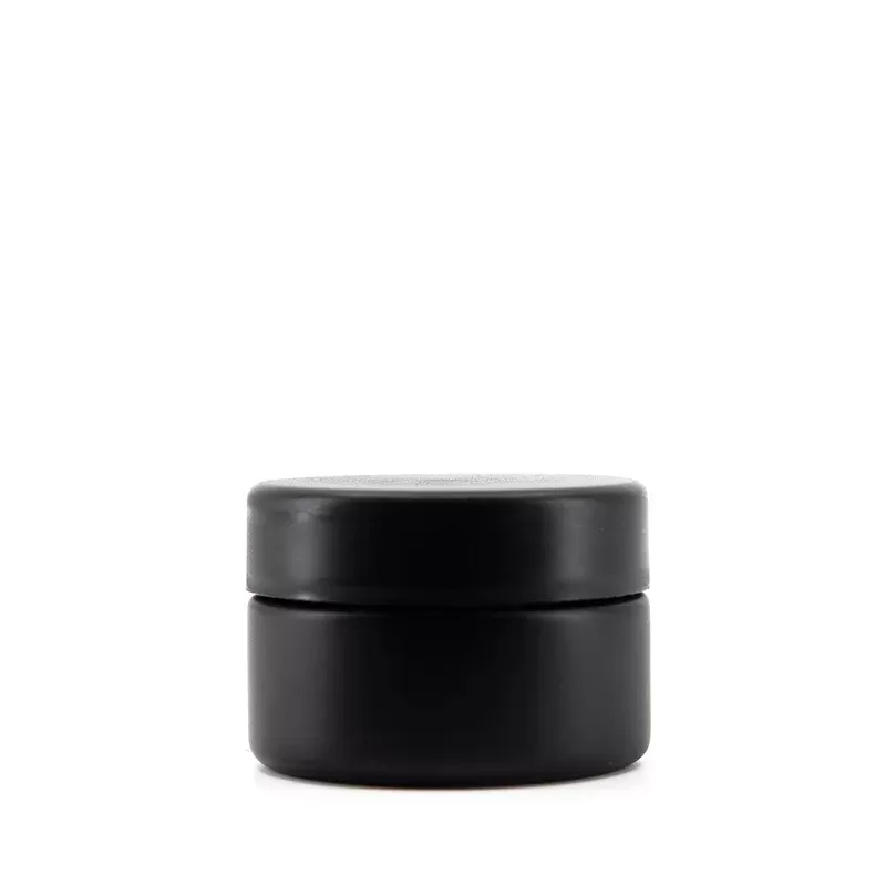 Glass Jars | Child-Resistant Straight-Sided w/ Flush Caps – Matte