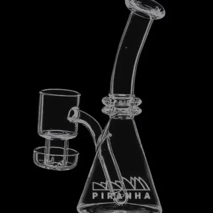 Piranha Pure Quartz Beaker Dab Rig
