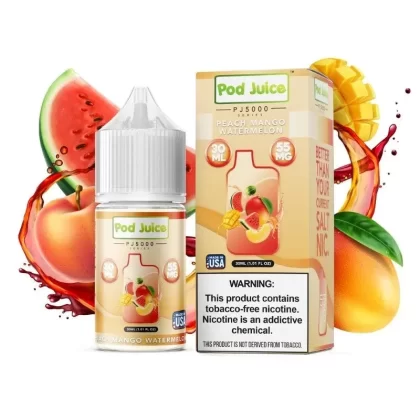 Pod Juice PJ5000 Salts | Peach Mango Watermelon