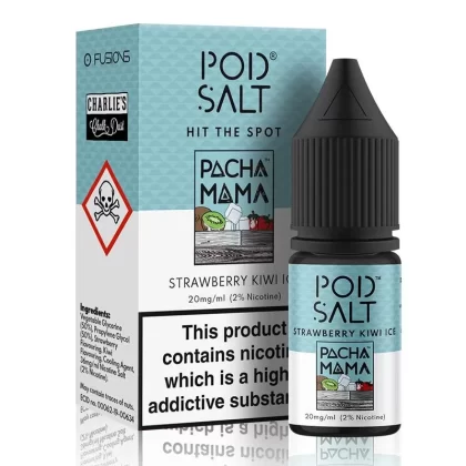 Strawberry Kiwi Ice By Pod Salt and Pacha Mama 10ml