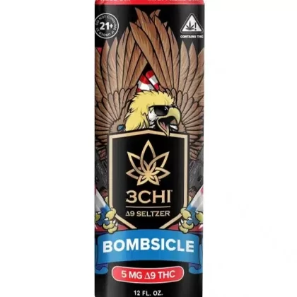 3Chi Delta 9 THC Seltzer – Bombsicle – 5mg
