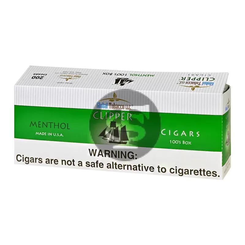 Clipper Filtered Cigars 10 Packs of 20 Menthol
