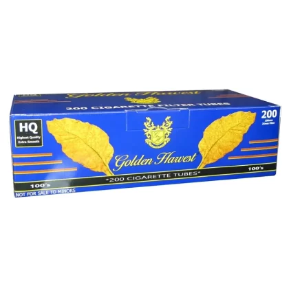 Golden Harvest Blue Cigarette Tubes