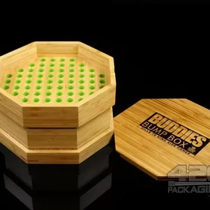 Buddies Wood Bump Box King Size Pre Roll Filling Device