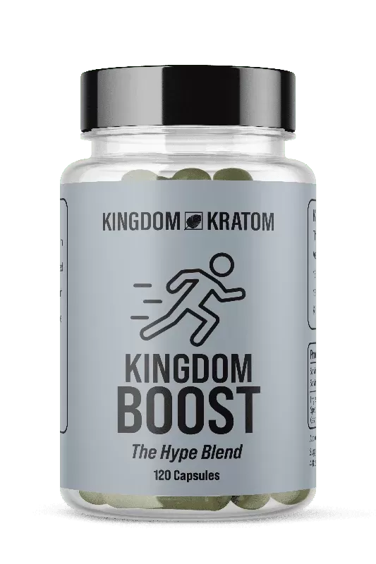 Kingdom Kratom Boost White Blend Capsules