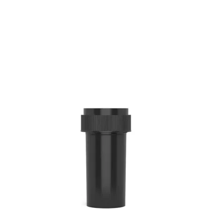 Child Resistant | Black Reversible Cap Vials | 13dr – 2g – 275 Count