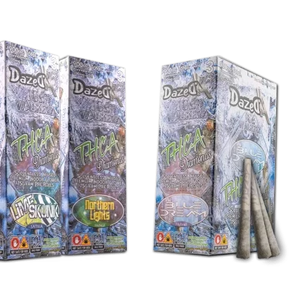DazedA THC-A Diamonds Icewalkers 3-Pack Pre-Rolls (2.25g)