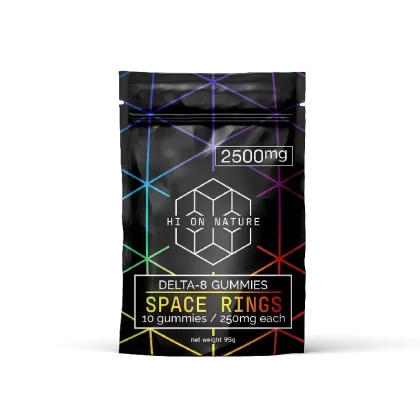 Hi On Nature 2500mg DELTA 8 SPACE RINGS – ORIGINAL