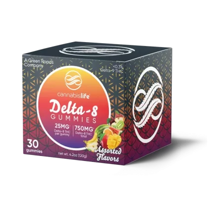 Cannabis Life Assorted Flavors Delta-8 Gummies