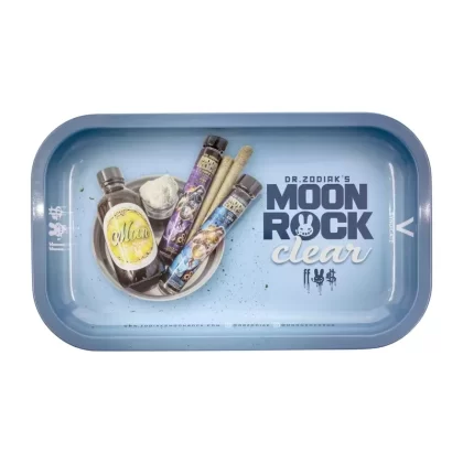 Dr.Zodiak MoonRock Metal Rolling Tray – 11in