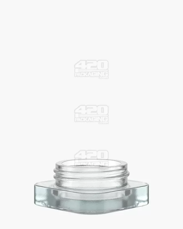 POLLEN GEAR | SoftSquare Clear Glass Concentrate Jar
