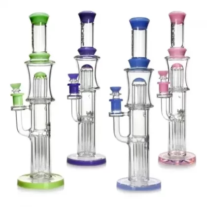 Phoenix Star Percolator Bong with 8 Arms Perc 17 Inches