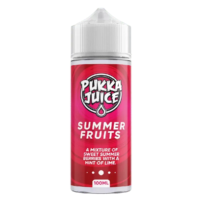 Pukka Juice 100ml E-liquid Shortfill Summer Fruits
